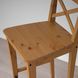 ІКЕА INGOLF ІНГОЛЬФ, 902.178.11 - Барний стілець зі спинкою, морилка антик, 74см 902.178.11 фото 7