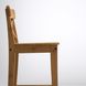 ІКЕА INGOLF ІНГОЛЬФ, 902.178.11 - Барний стілець зі спинкою, морилка антик, 74см 902.178.11 фото 3
