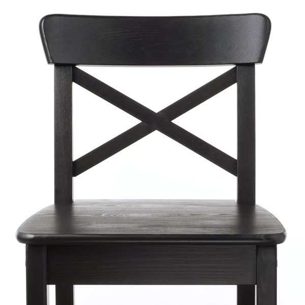 ІКЕА INGOLF ІНГОЛЬФ, 902.485.15 - Барний стілець зі спинкою, 74см 902.485.15 фото