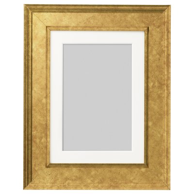 ІКЕА VIRSERUM, 603.785.13 - Рамка, золотавий, 13 х 18см 603.785.13 фото