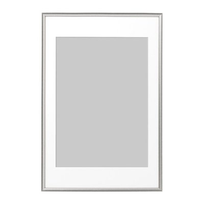 ІКЕА SILVERHÖJDEN СІЛВЕРХОЙДЕН, 802.982.90 - Рамка, сріблястий, 61 х 91см 802.982.90 фото