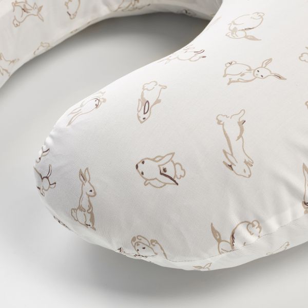 ІКЕА LEN ЛЕН, 004.141.37 - Подушка для подушок для годування, орнамент кролик, 60х50х18см 004.141.37 фото