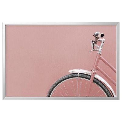 ІКЕА BJÖRKSTA БЬЙОРКСТА, 994.167.31 - Картина з рамкою велосипед, сріблястий, 118 х 78см 994.167.31 фото