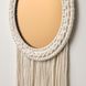 ІКЕА ENERGISKOG, 605.380.74 Декоративне дзеркало, з бахромою мідний колір, 26х48 см 605.380.74 фото 4
