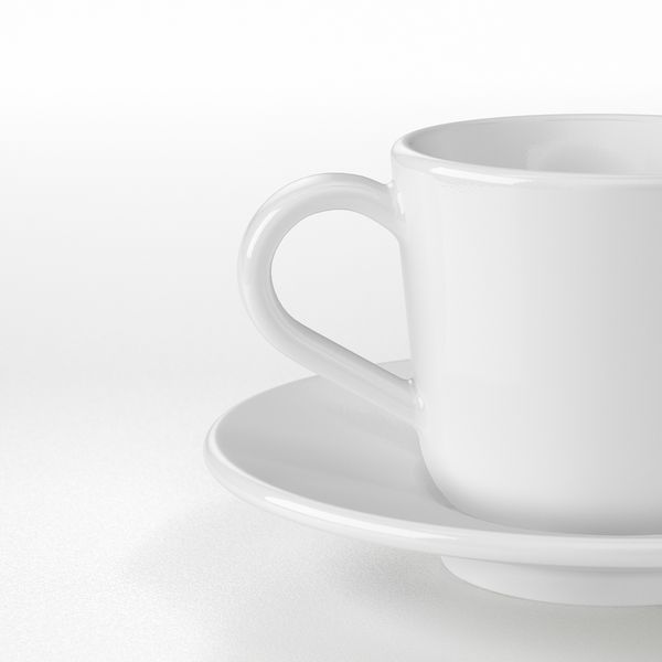 ІКЕА IKEA 365+, 102.834.09 - Чашка і блюдце для кави, 6 кл 102.834.09 фото