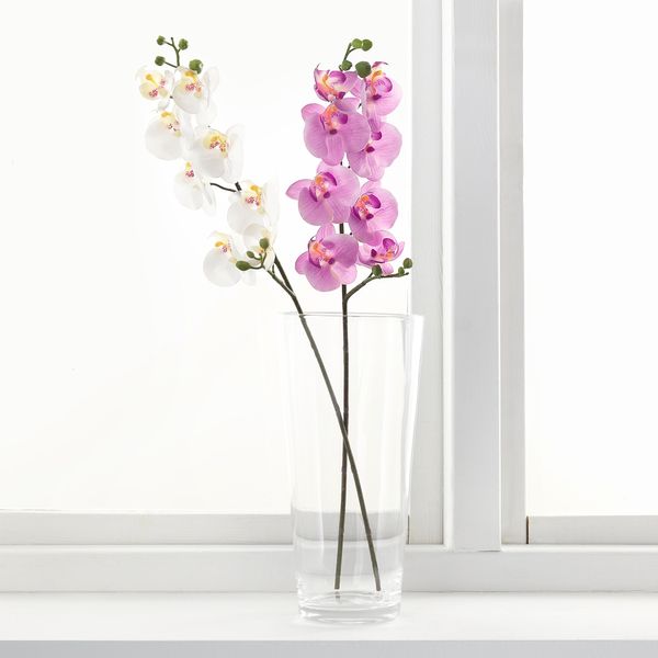 ІКЕА SMYCKAсмЮККА, 803.335.85 - Штучна квітка, Орхідея, 60см 803.335.85 фото