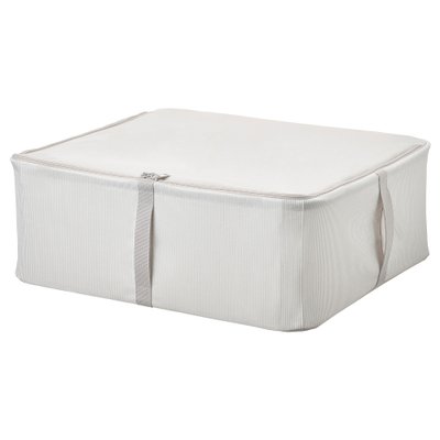 ІКЕА HEMMAFIXARE, 205.039.10 - контейнер для одягу, постільна білизна,смугаста тканина, 44x51x19см 205.039.10 фото