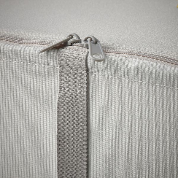 ІКЕА HEMMAFIXARE, 205.039.10 - контейнер для одягу, постільна білизна,смугаста тканина, 44x51x19см 205.039.10 фото