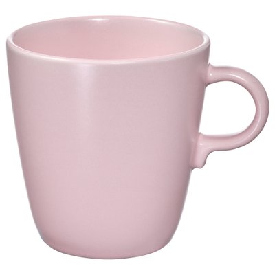 ІКЕА FÄRGKLAR ФЕРГКЛАР, 804.781.92 - Чашка, матовий світло-рожевий, 37 кл 804.781.92 фото