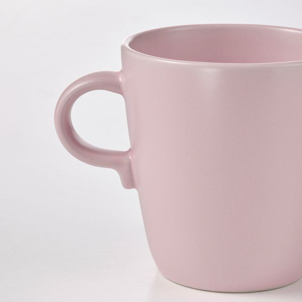 ІКЕА FÄRGKLAR ФЕРГКЛАР, 804.781.92 - Чашка, матовий світло-рожевий, 37 кл 804.781.92 фото